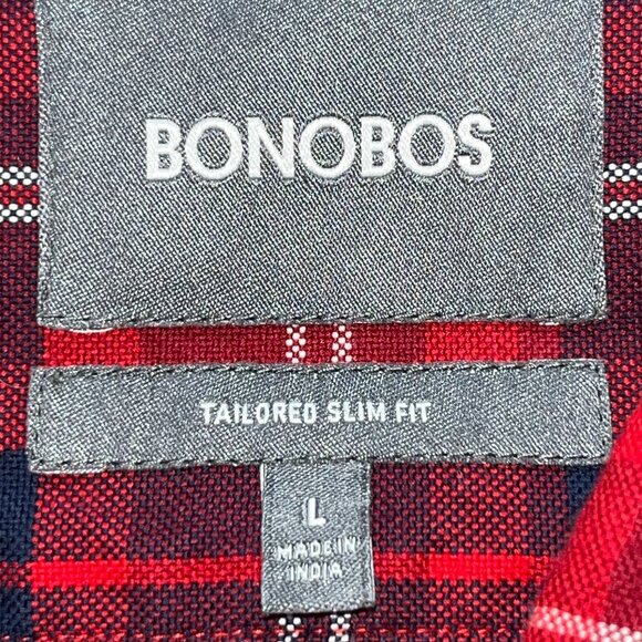 Bonobos Lot of 3 Cotton/Flannel Men's Large Slim Fit Shirts - Excel. Condition - Picture 14 of 16